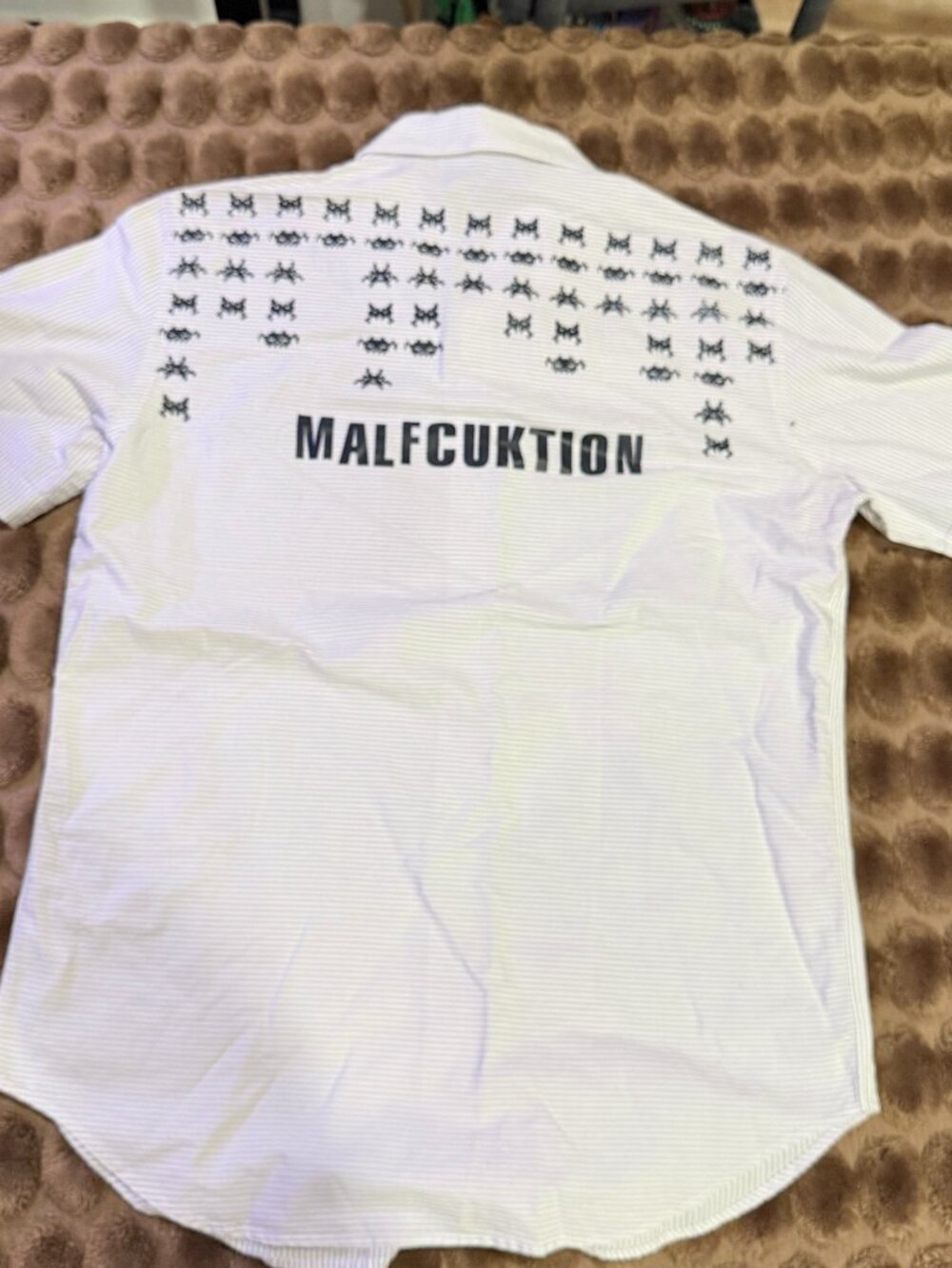 French Connection "MALFCUKTION" T-shirts w\ Space Invaders